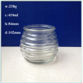 Round Shaped 410ml Glass Candle Jars